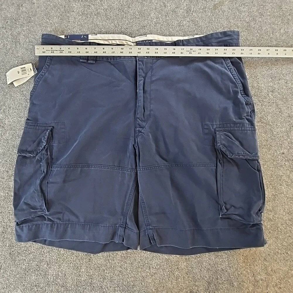 Polo Ralph Lauren Cargo Shorts Mens 48B Blue Classic Fit Big NEW